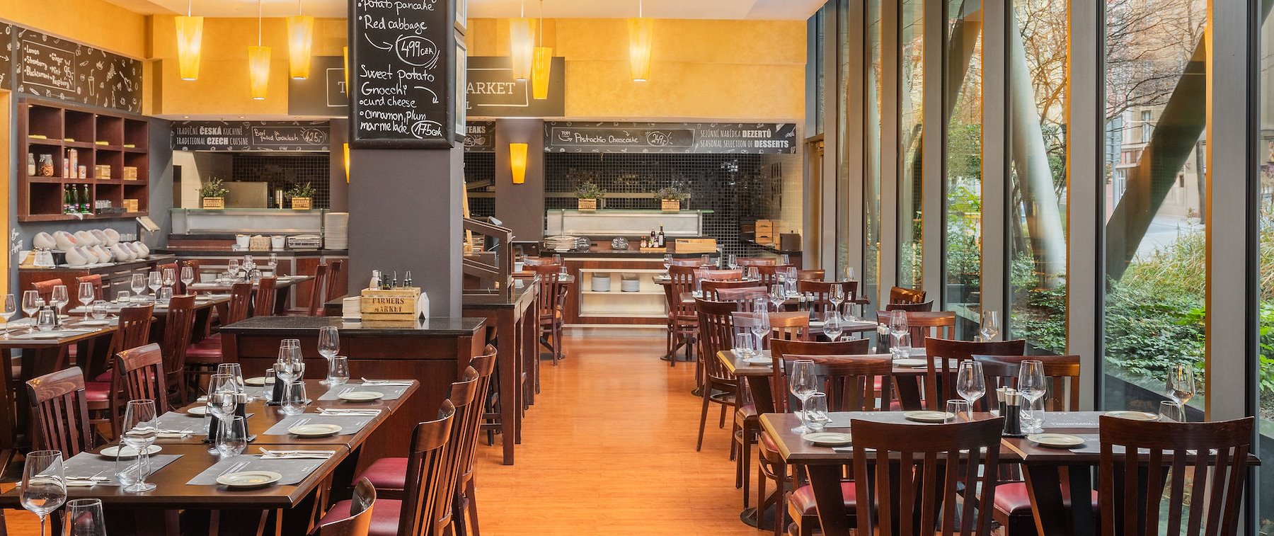 The Farmers' Market Bar & Grill interior