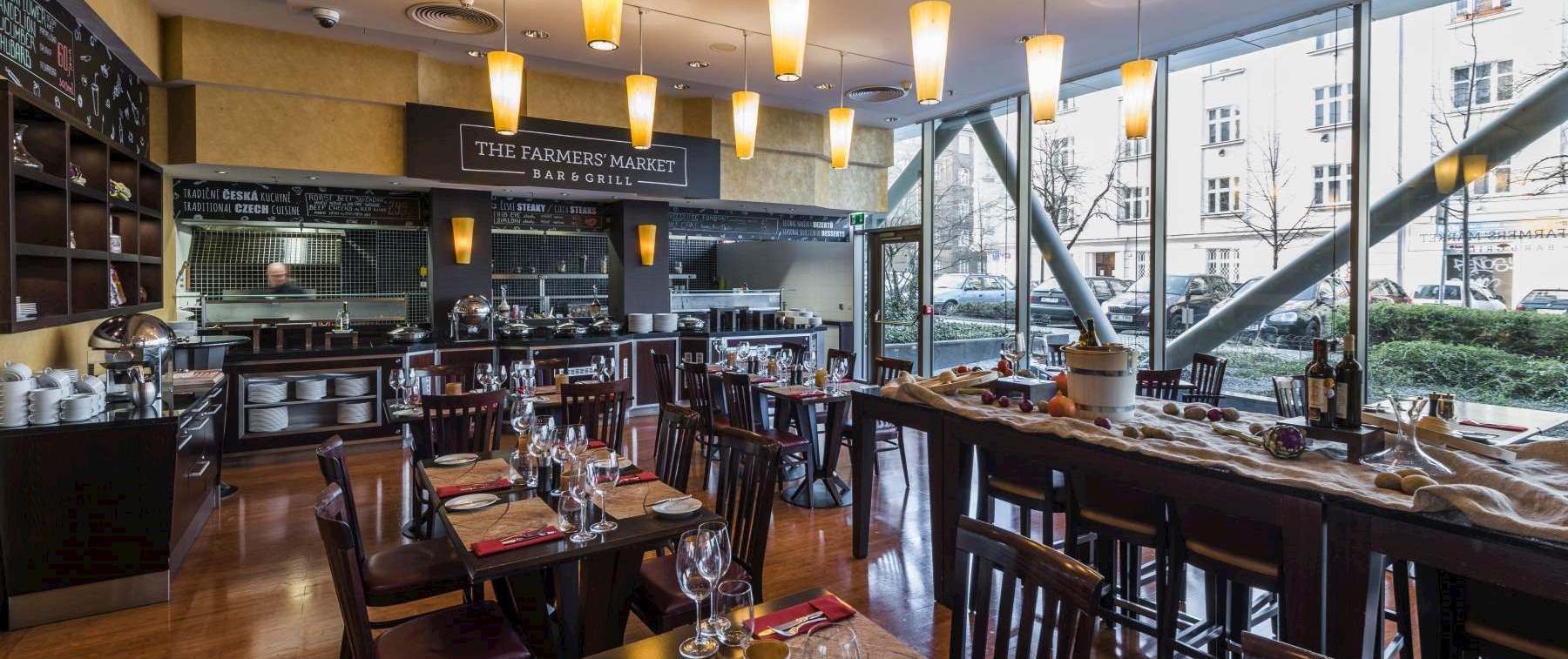 The Farmers' Market Bar & Grill interior