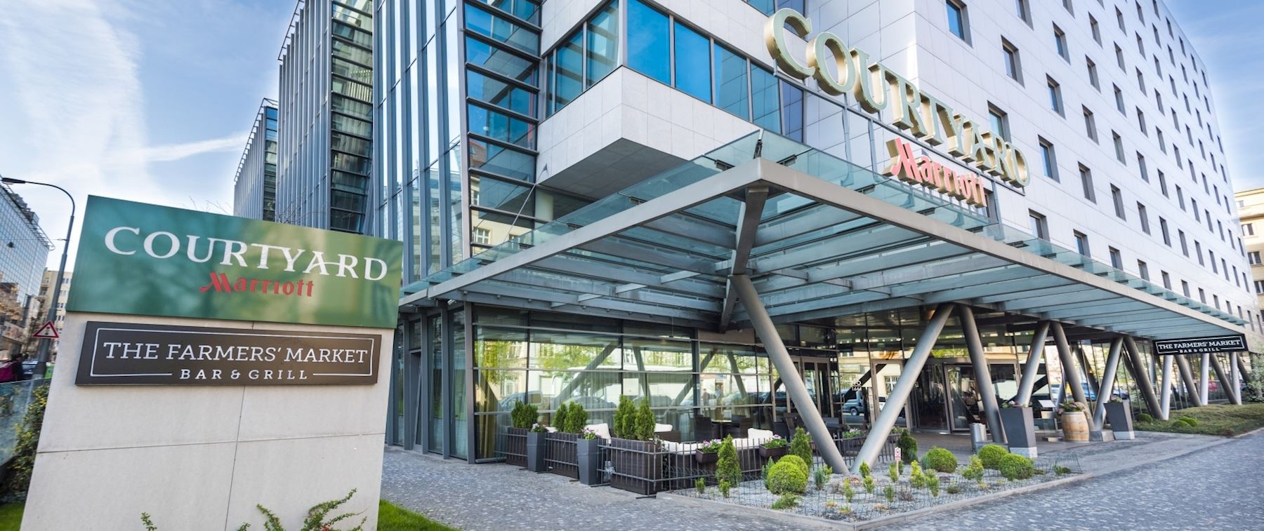 Vstup do restaurace The Farmers' Market